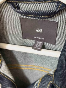 Куртки та дублянки H&M модель 9588003wer_Темно-синий Фото