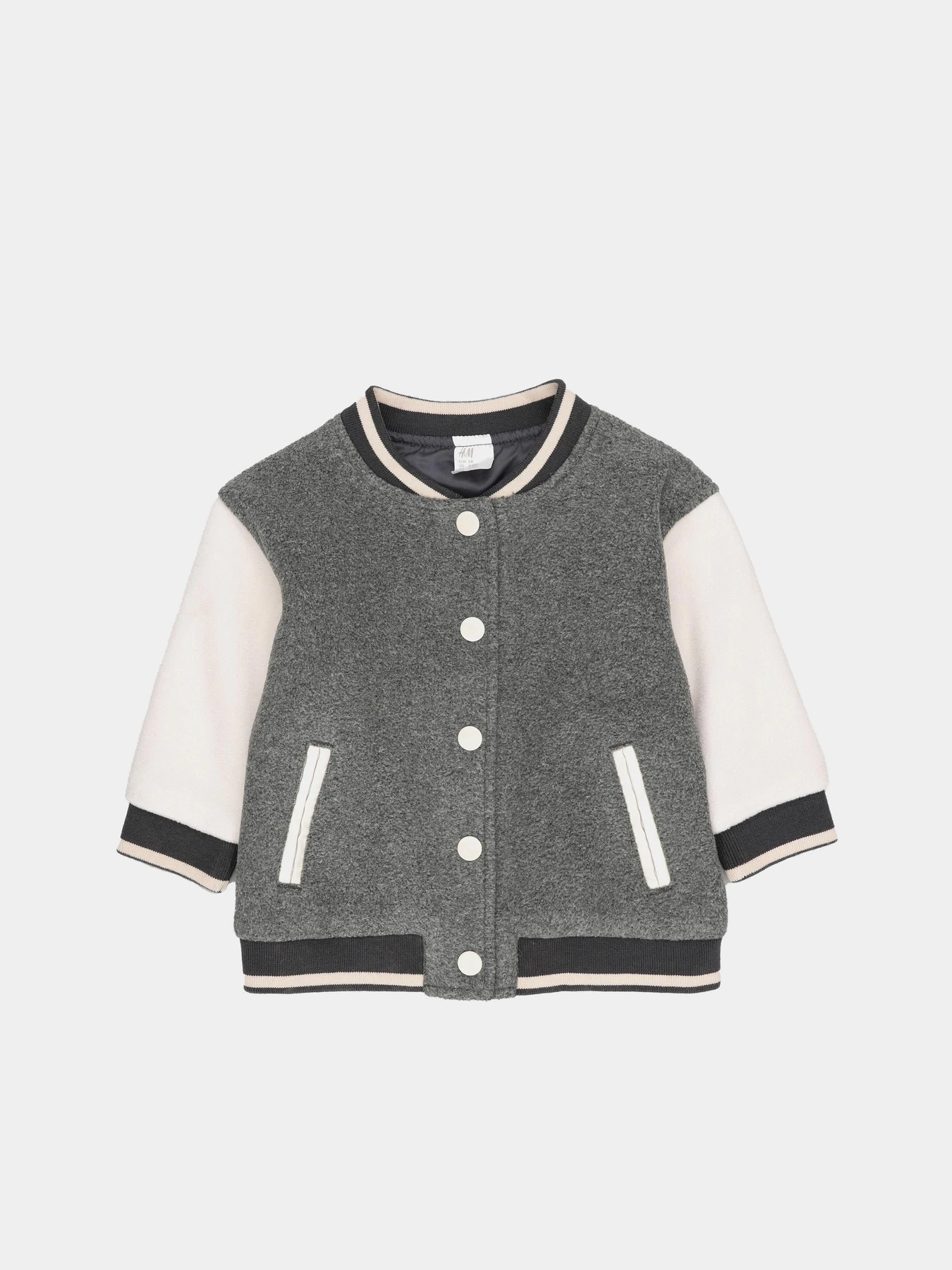 Куртки и дубленки H&M модель 5554448ral_Серо-белый Фото
