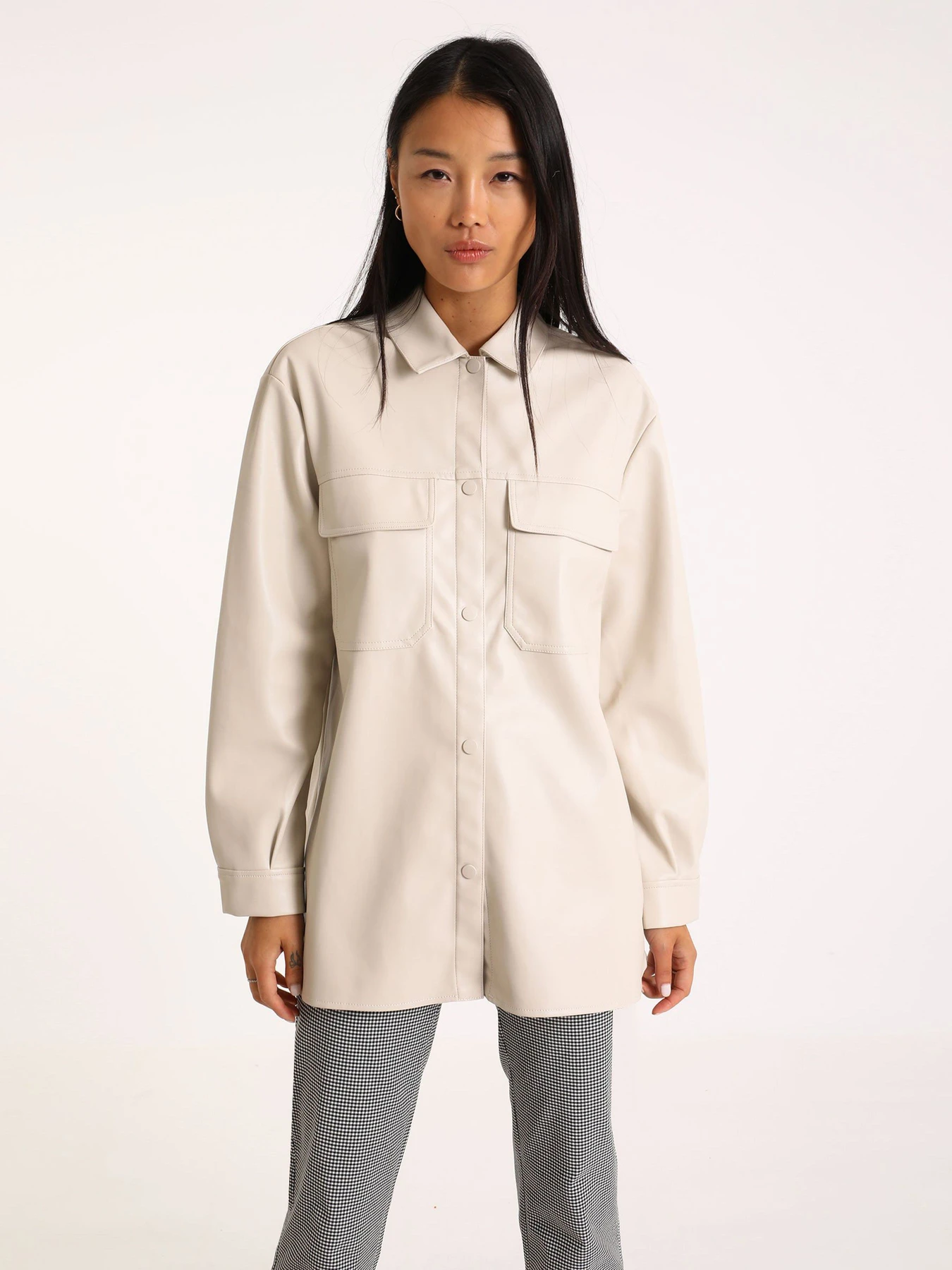 Куртки и дубленки H&M модель 8987032wer_Бежевый Фото