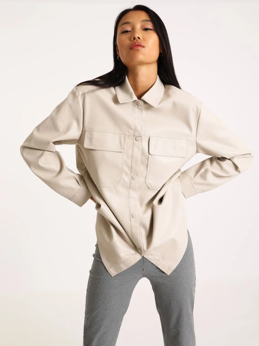 Куртки и дубленки H&M модель 8987032wer_Бежевый Фото