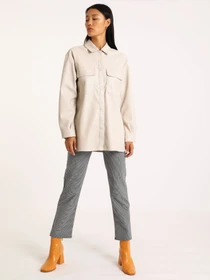 Куртки и дубленки H&M модель 8987032wer_Бежевый Фото