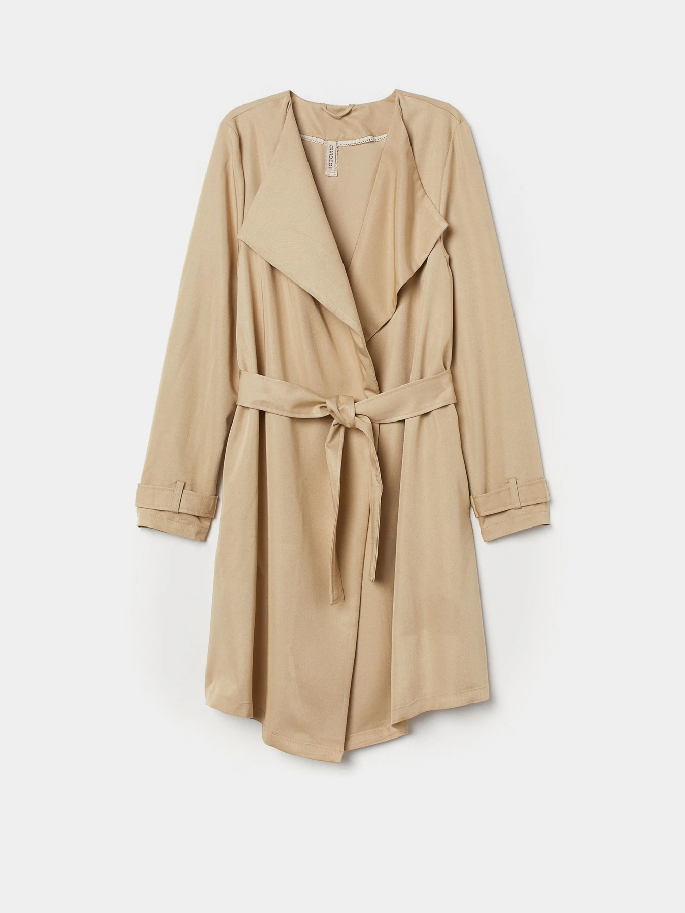 Пальто и плащи H&M модель 7193239dm_бежевый Фото