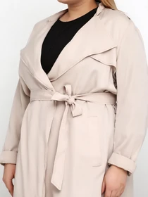 Пальта та плащі H&M модель 5752147sdm_Светло-бежевый Фото