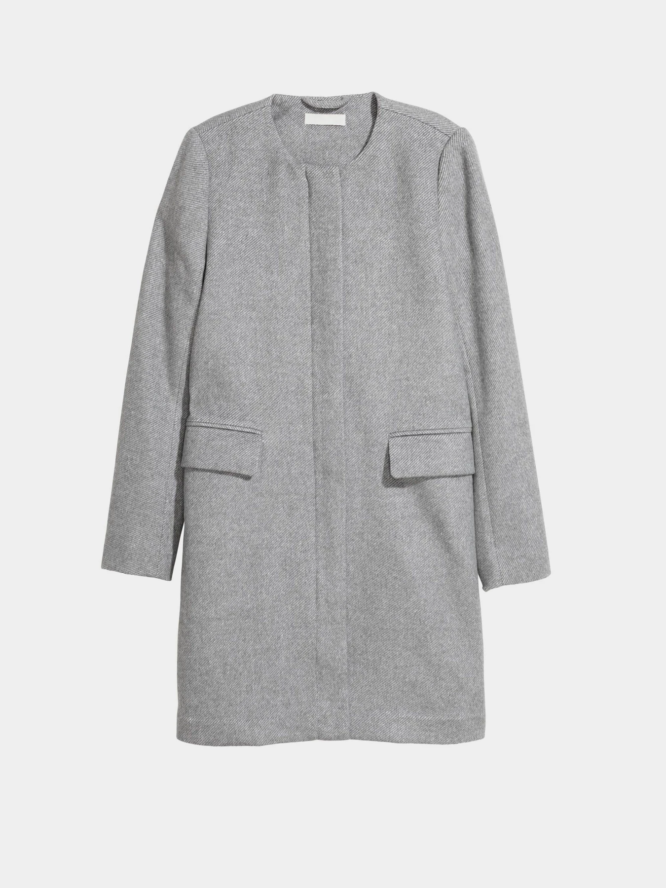 Пальта та плащі H&M модель 5111906RP11_серый меланж Фото