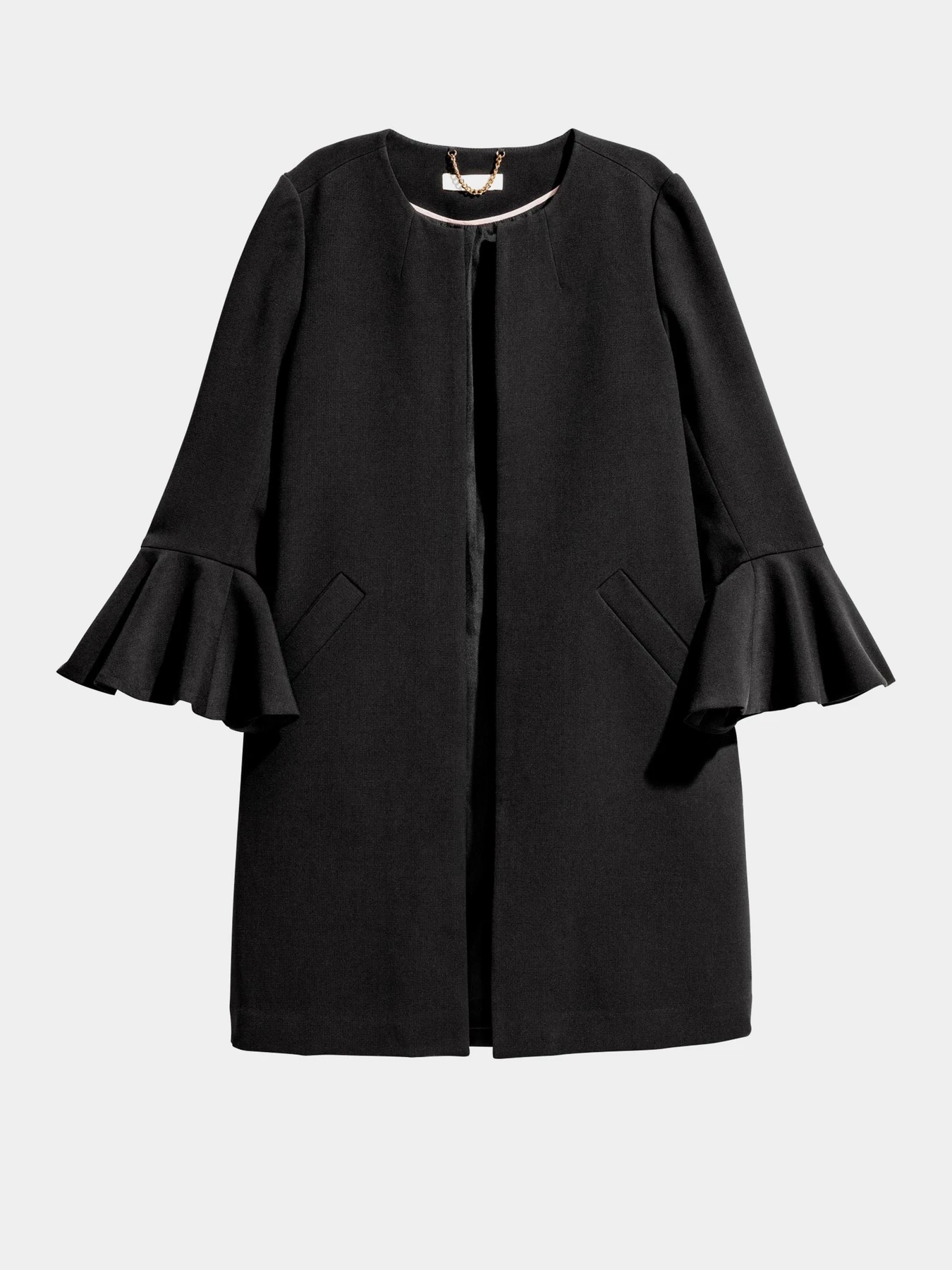 Пальта та плащі H&M модель 5068235RP1_черный Фото