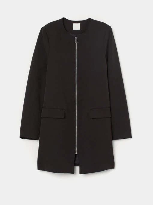 Пальто и плащи H&M модель 7815910sm_черный Фото