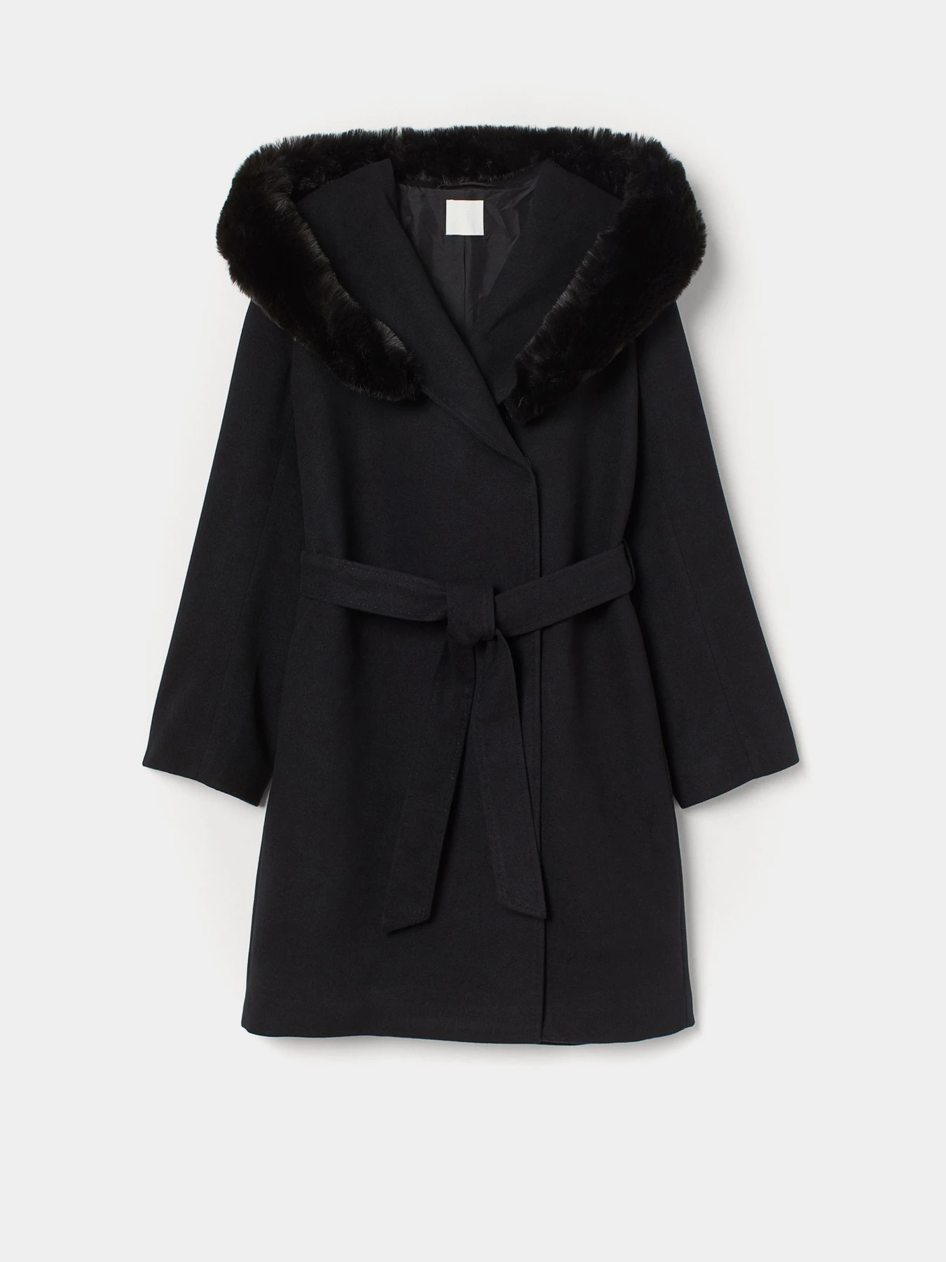Пальта та плащі H&M модель 8912472wtr_Черный Фото