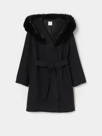 Пальта та плащі H&M модель 8912472wtr_Черный Фото