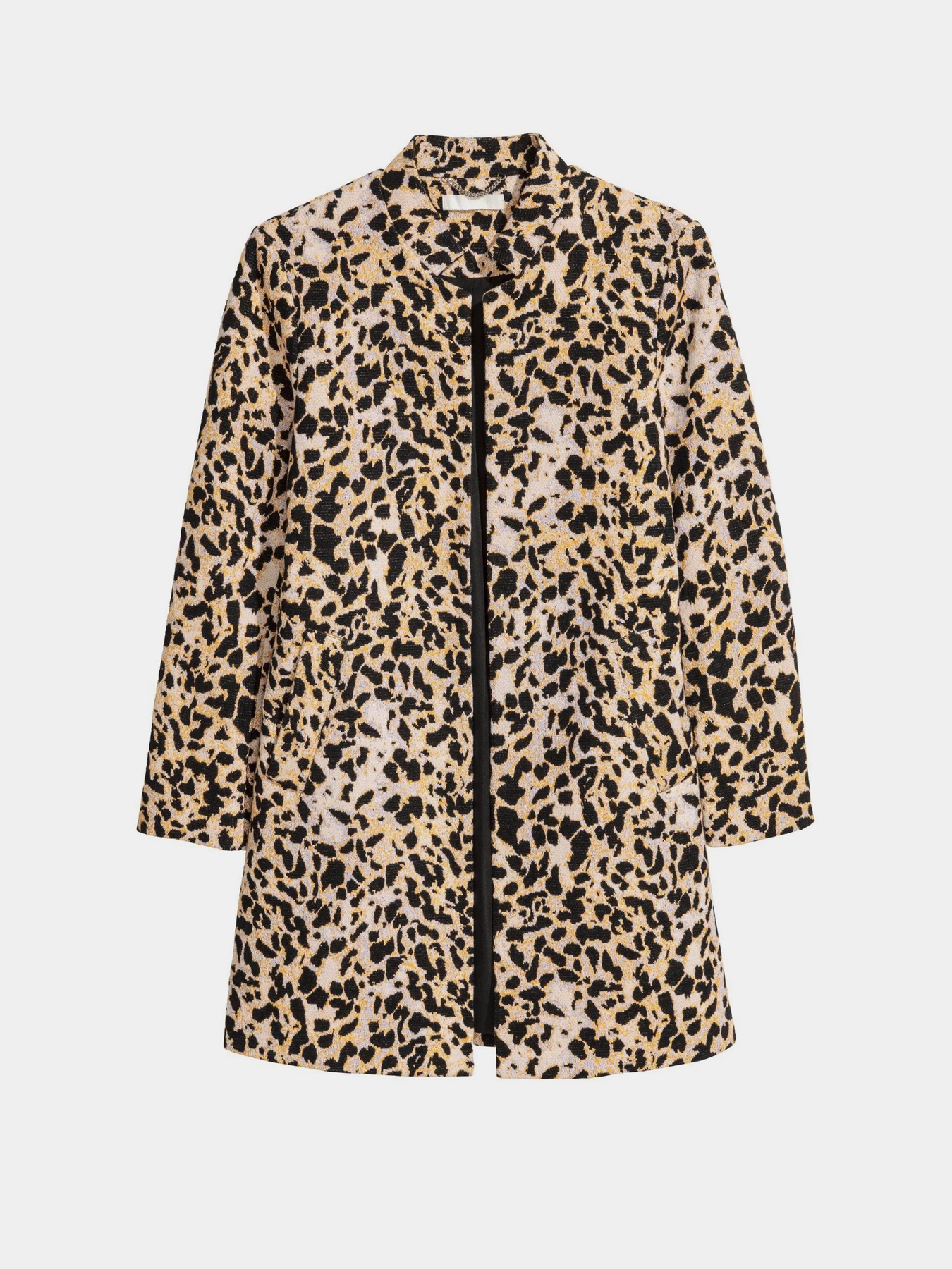 Пальта та плащі H&M модель 5625196RP12_бежево-черный леопардовый Фото
