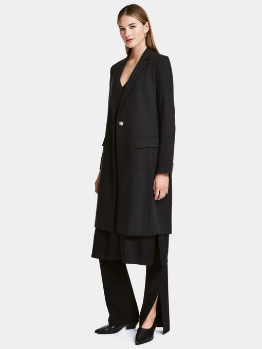 Пальто и плащи H&M модель 4582075sm_Черный Фото