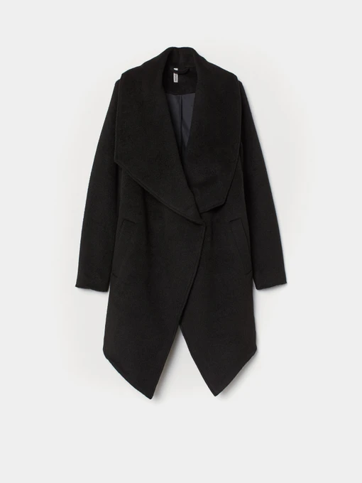 Пальто и плащи H&M модель 3009084wt_черный Фото
