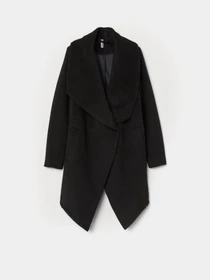 Пальта та плащі H&M модель 3009084wt_черный Фото
