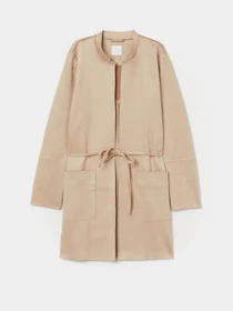 Пальто и плащи H&M модель 8158481log_Светло-бежевый Фото