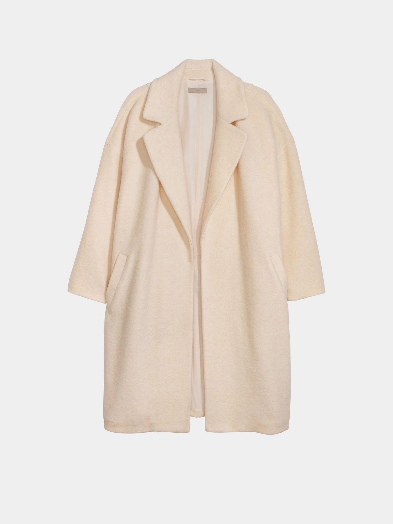 Пальто и плащи H&M модель 6161647wt_кремовый Фото