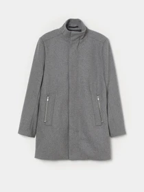 Пальто и плащи H&M модель 8634382wer_Серый Фото