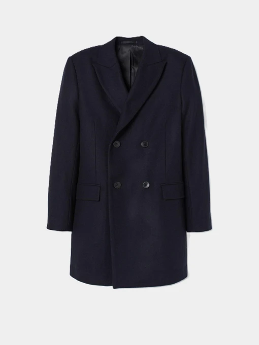 Пальто и плащи H&M модель 7505650wer_Темно-синий Фото