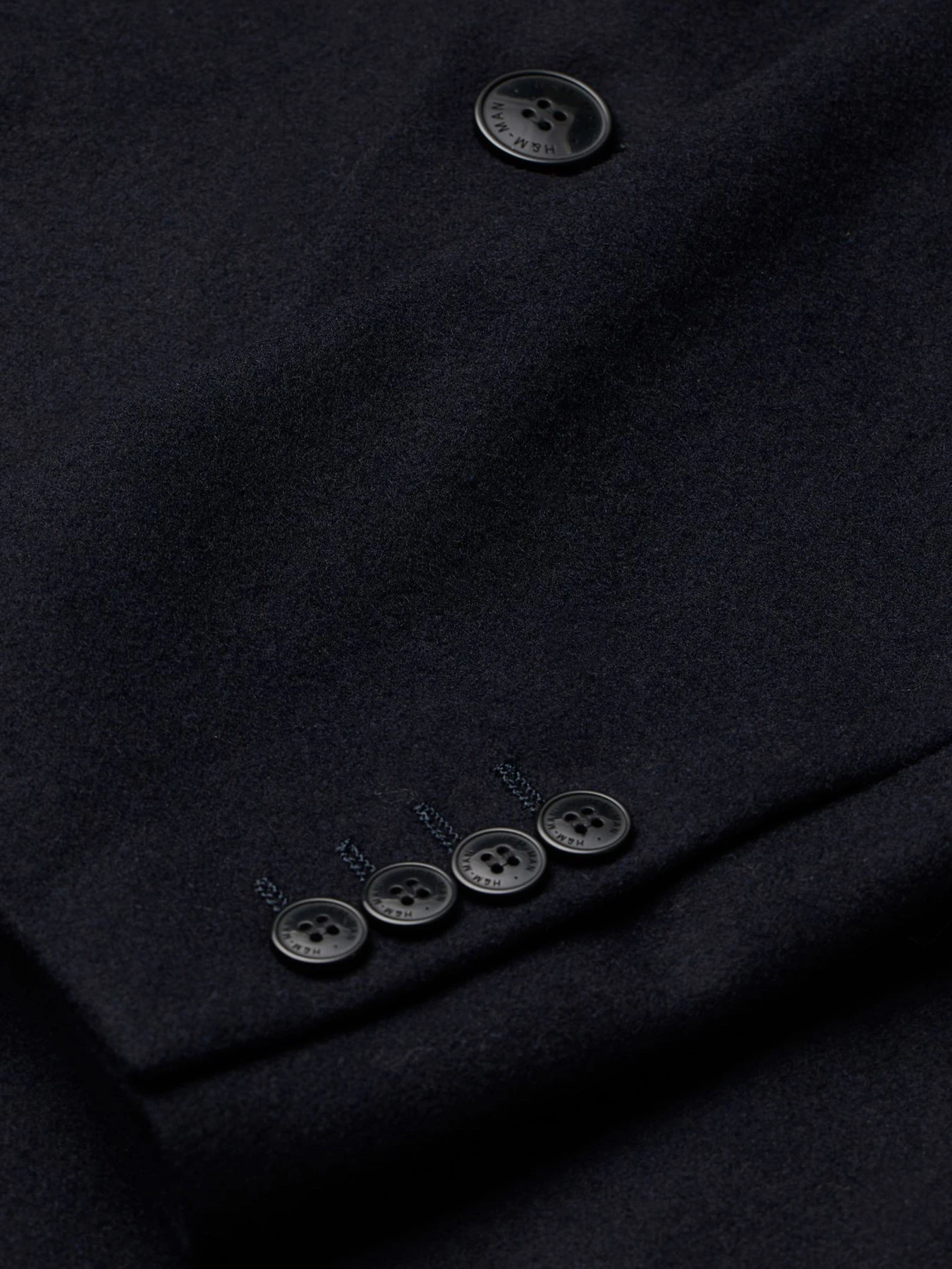 Пальто и плащи H&M модель 8634292wer_Темно-синий Фото
