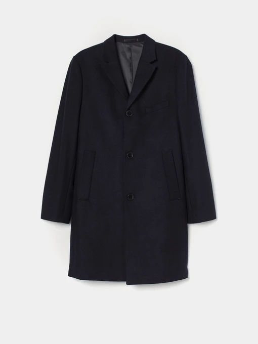 Пальто и плащи H&M модель 8634292wer_Темно-синий Фото