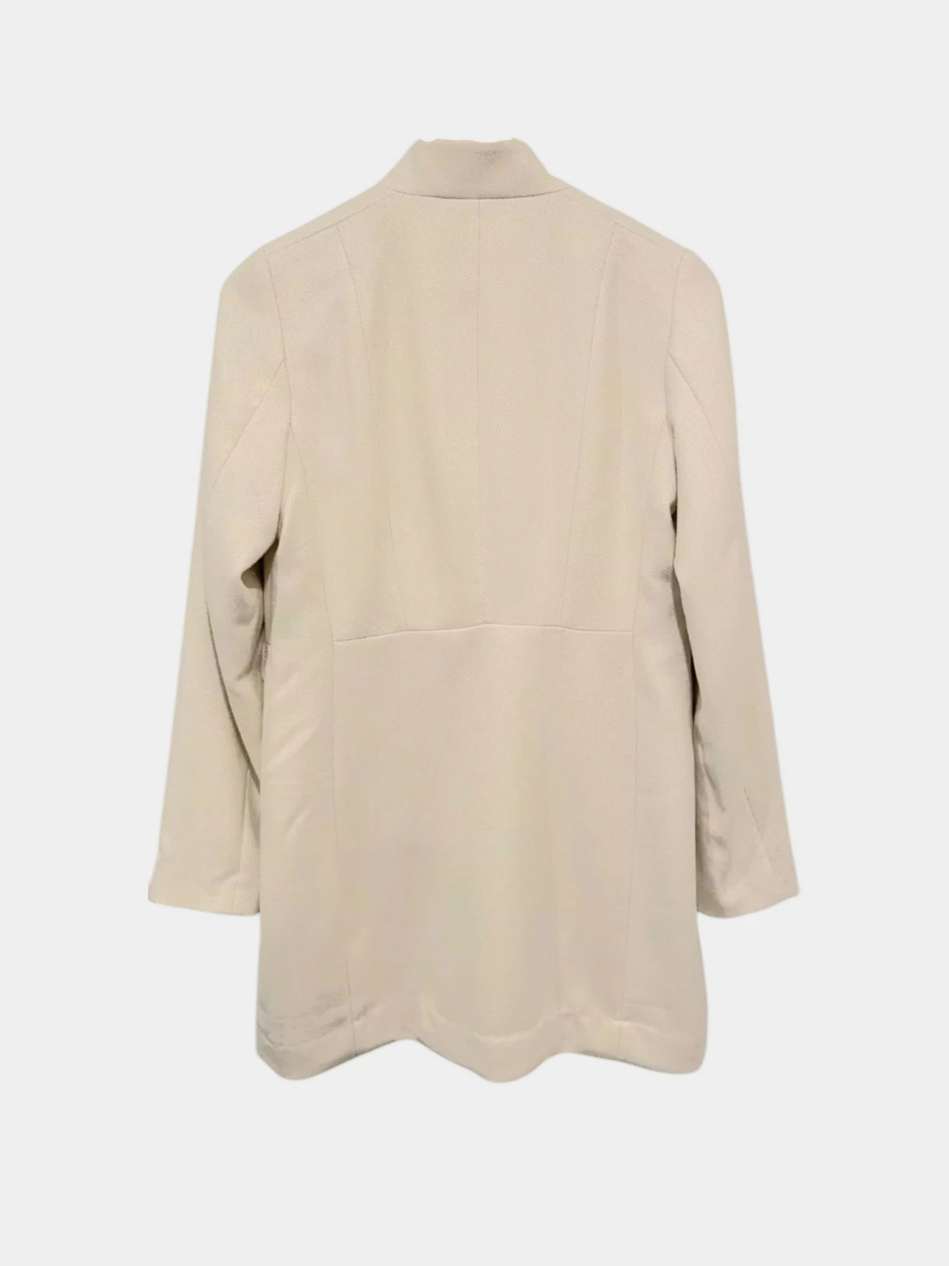 Пальто и плащи H&M модель 1012551wer_Молочный Фото