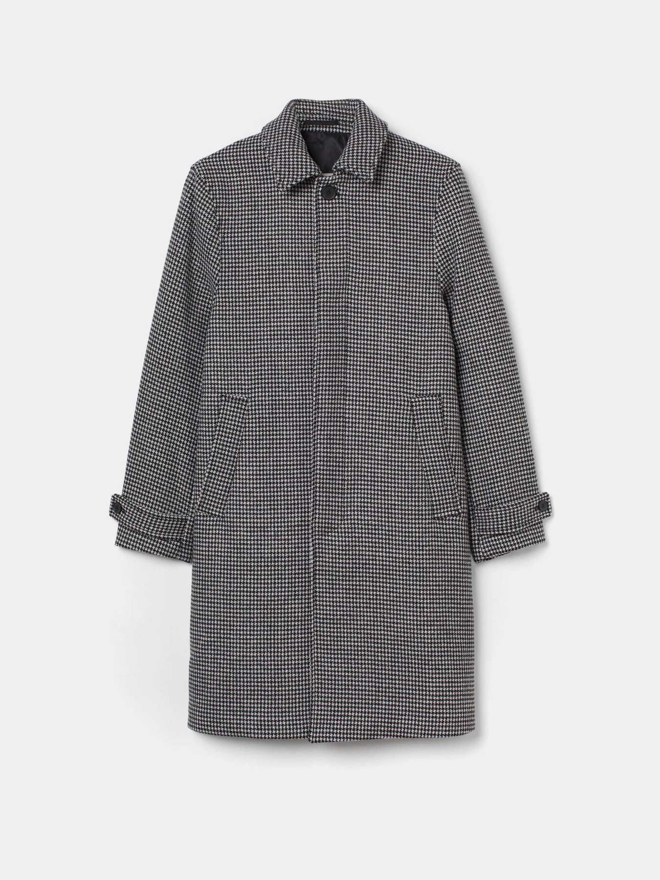 Пальто и плащи H&M модель 9784724arl_Черно-белый Фото