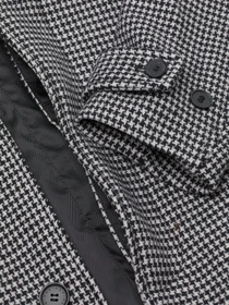 Пальто и плащи H&M модель 9784724arl_Черно-белый Фото