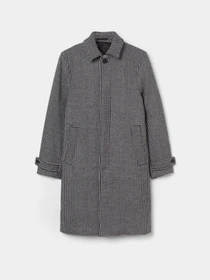 Пальто и плащи H&M модель 9784724arl_Черно-белый Фото