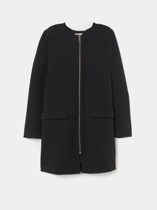 Пальто и плащи H&M модель 6987749wer_Черный Фото