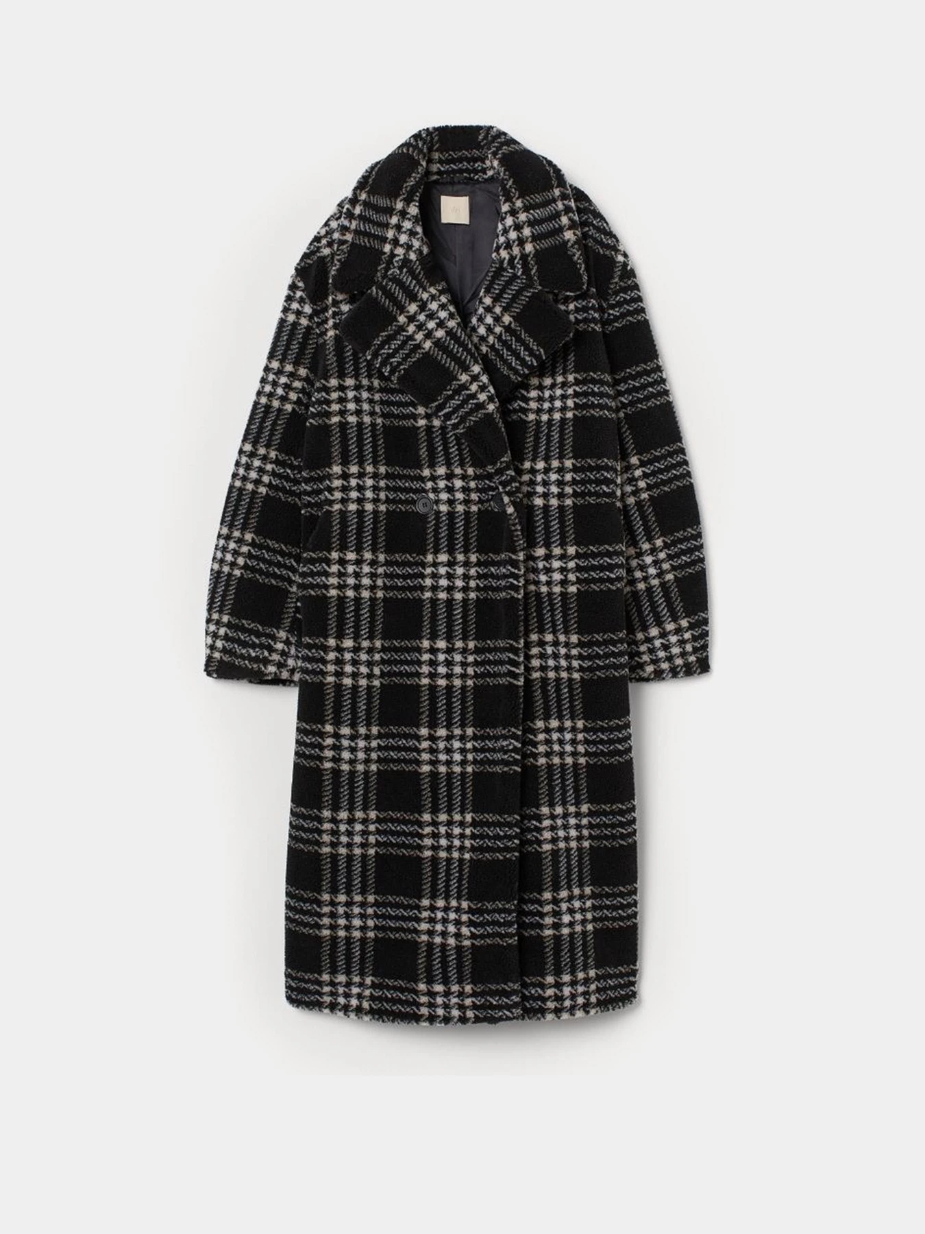 Пальто и плащи H&M модель 9168002wer_Черно-белый Фото