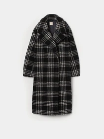 Пальто и плащи H&M модель 9168002wer_Черно-белый Фото