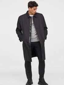 Пальто и плащи H&M модель 9108662wer_Черный Фото