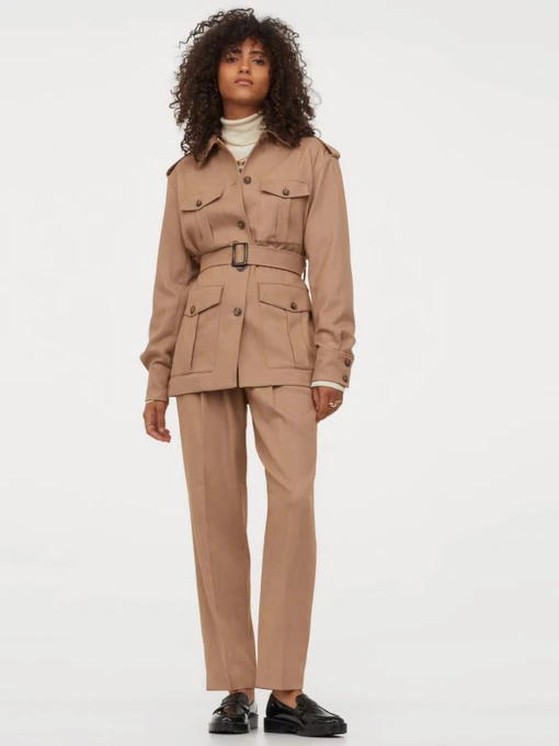 Куртки и дубленки H&M модель 9306122wer_Бежевый Фото