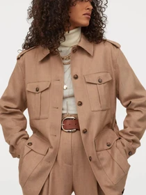 Куртки и дубленки H&M модель 9306122wer_Бежевый Фото