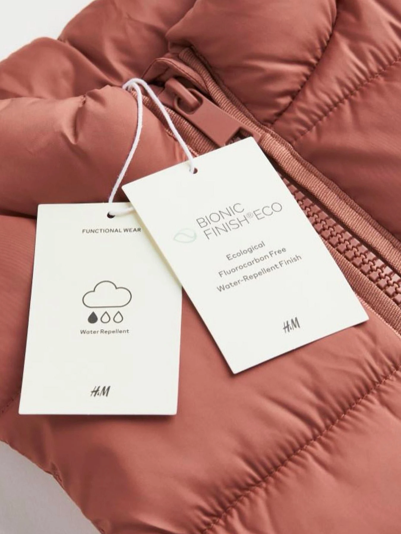 Куртки и дубленки H&M модель 10756386kwer_Пудровый Фото