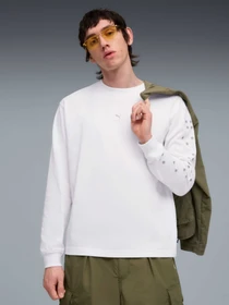 Худі та світшоти PUMA Graphic Longsleeve модель 632371 Фото