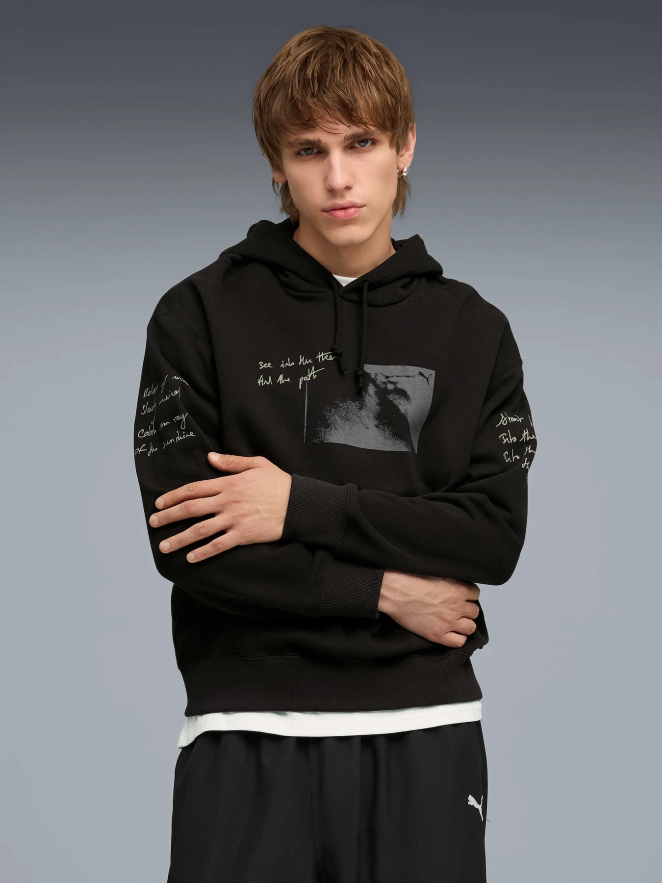 Худі та світшоти PUMA Graphic Hoodie модель 632482 Фото