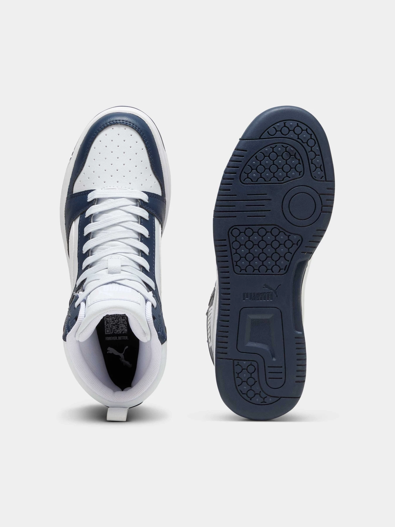 Кеды PUMA Rebound V6 Mid Jr модель 393831 Фото