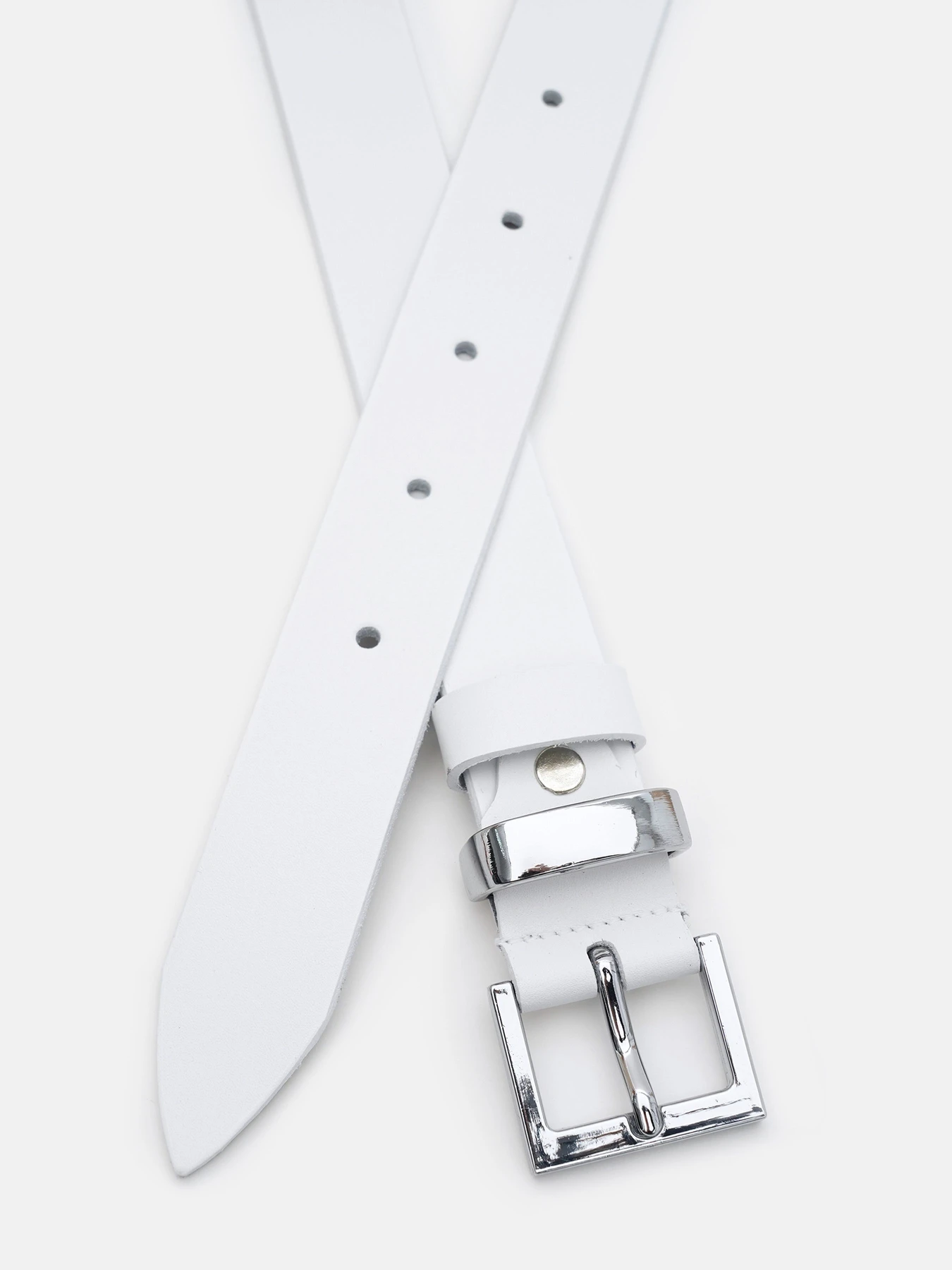 Ремни Borsa Leather модель 110x1genw129-white Фото