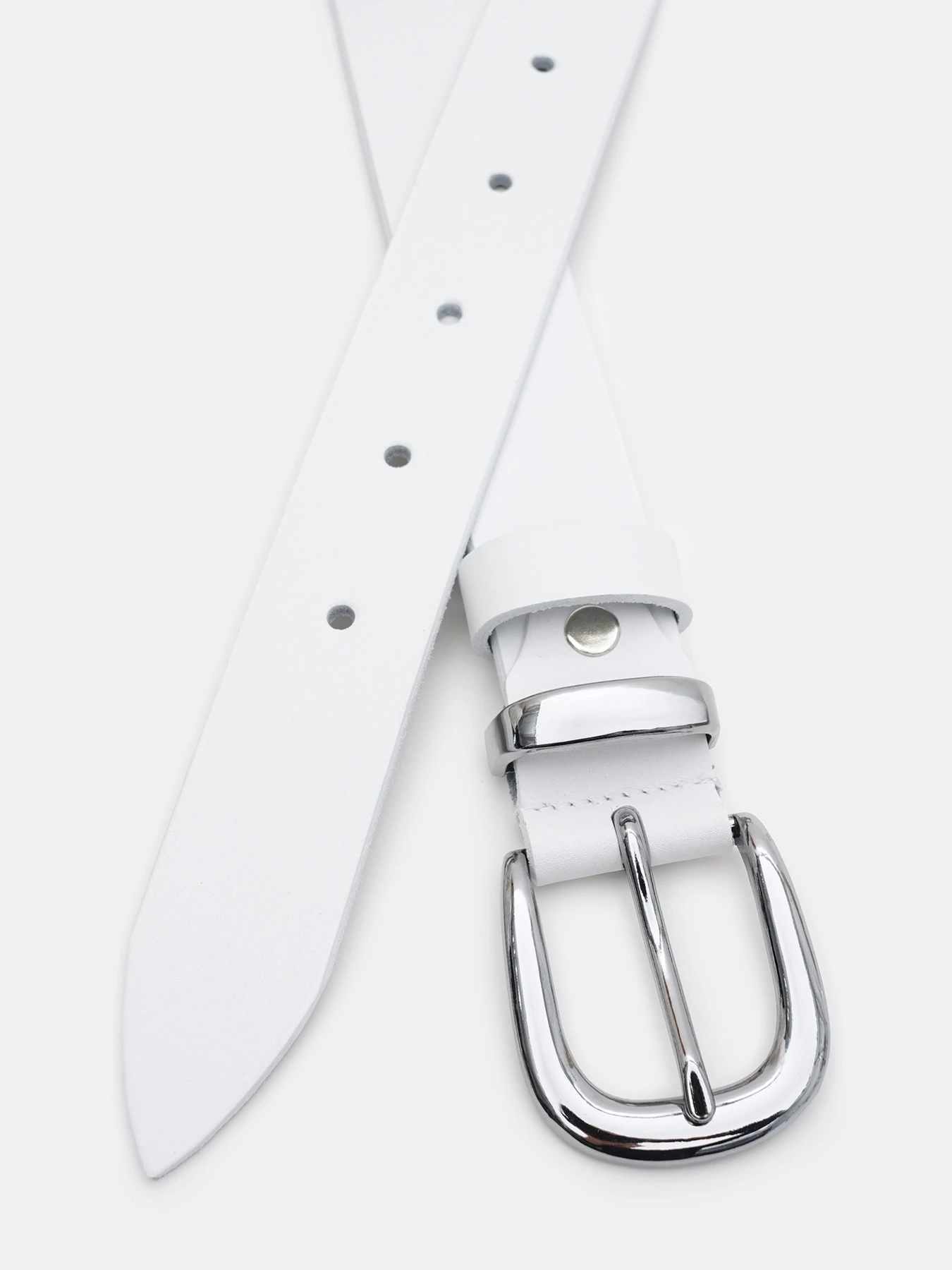 Ремені Borsa Leather модель 100x1genw153-white Фото