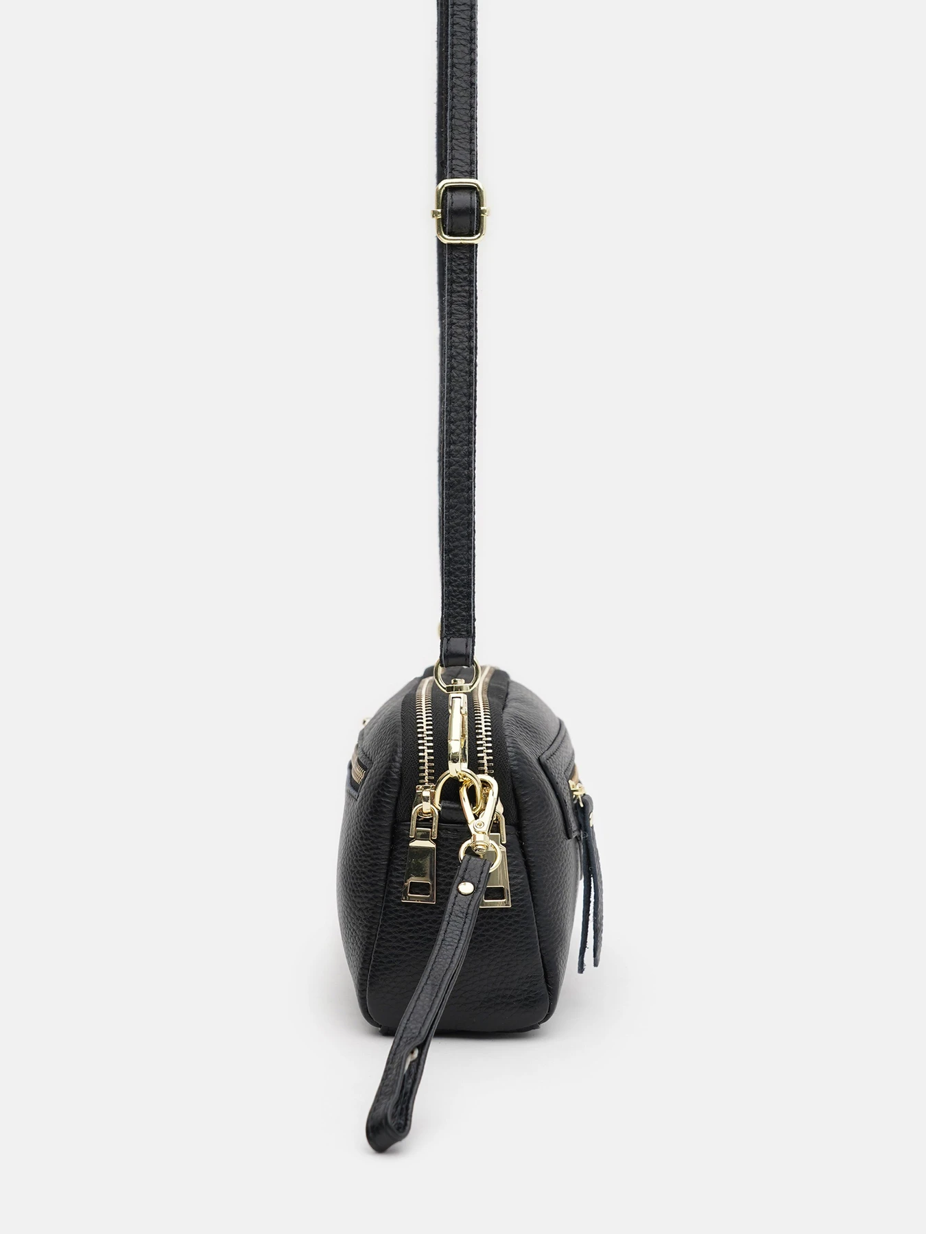 Сумки Borsa Leather модель K11670bl-black Фото