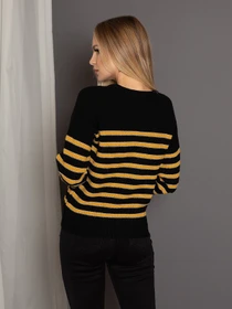Светри та кардигани ISSA Plus модель WN20-210_blackyellow Фото