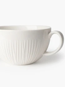 Чашка "Луч" фарфоровая белая MBM HOME модель KP-138 WHITE Фото