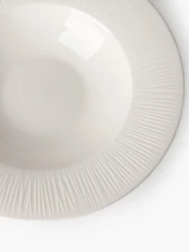 Тарелка глубокая "Луч" фарфоровая белая MBM HOME модель KP-137 WHITE Фото