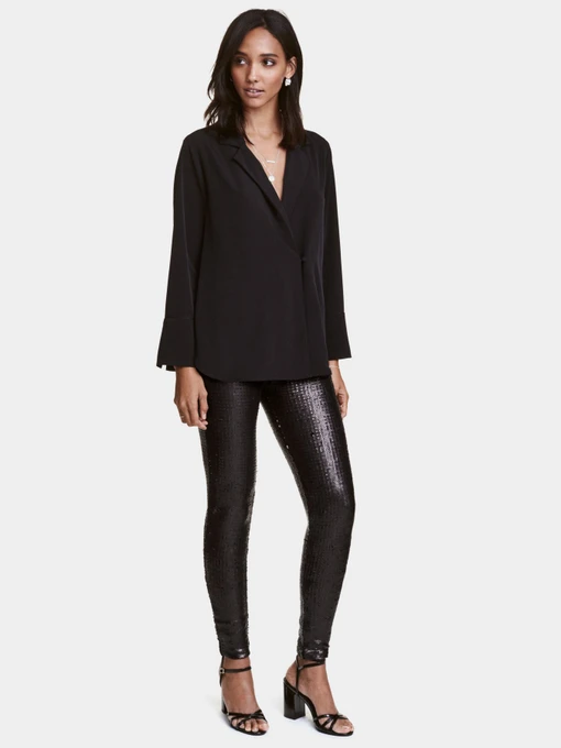Брюки H&M модель 4107784dm_Черный Фото