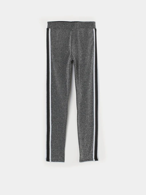Брюки H&M модель 8409060log_Серебристый Фото