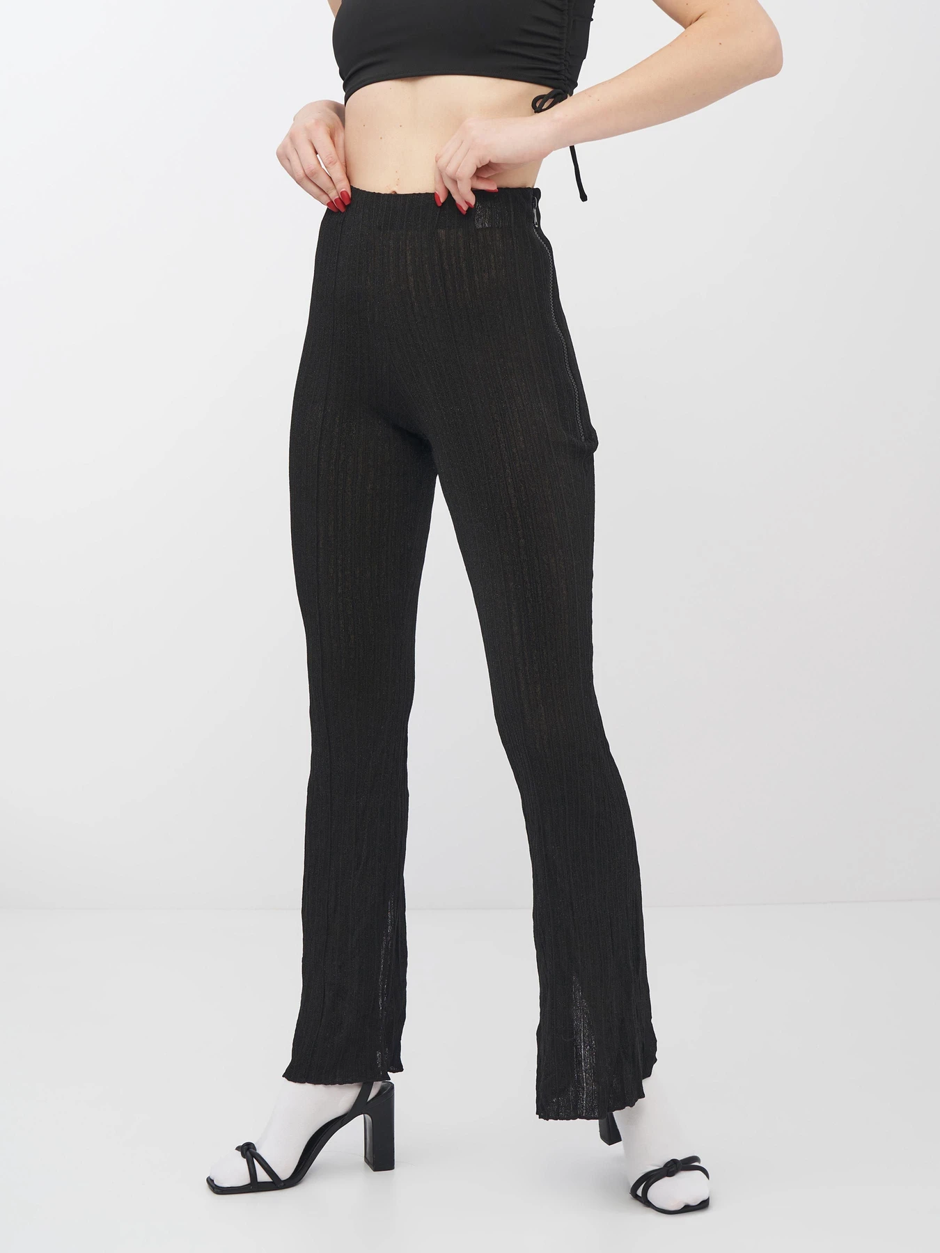 Брюки H&M модель 1351081abr_Черный Фото