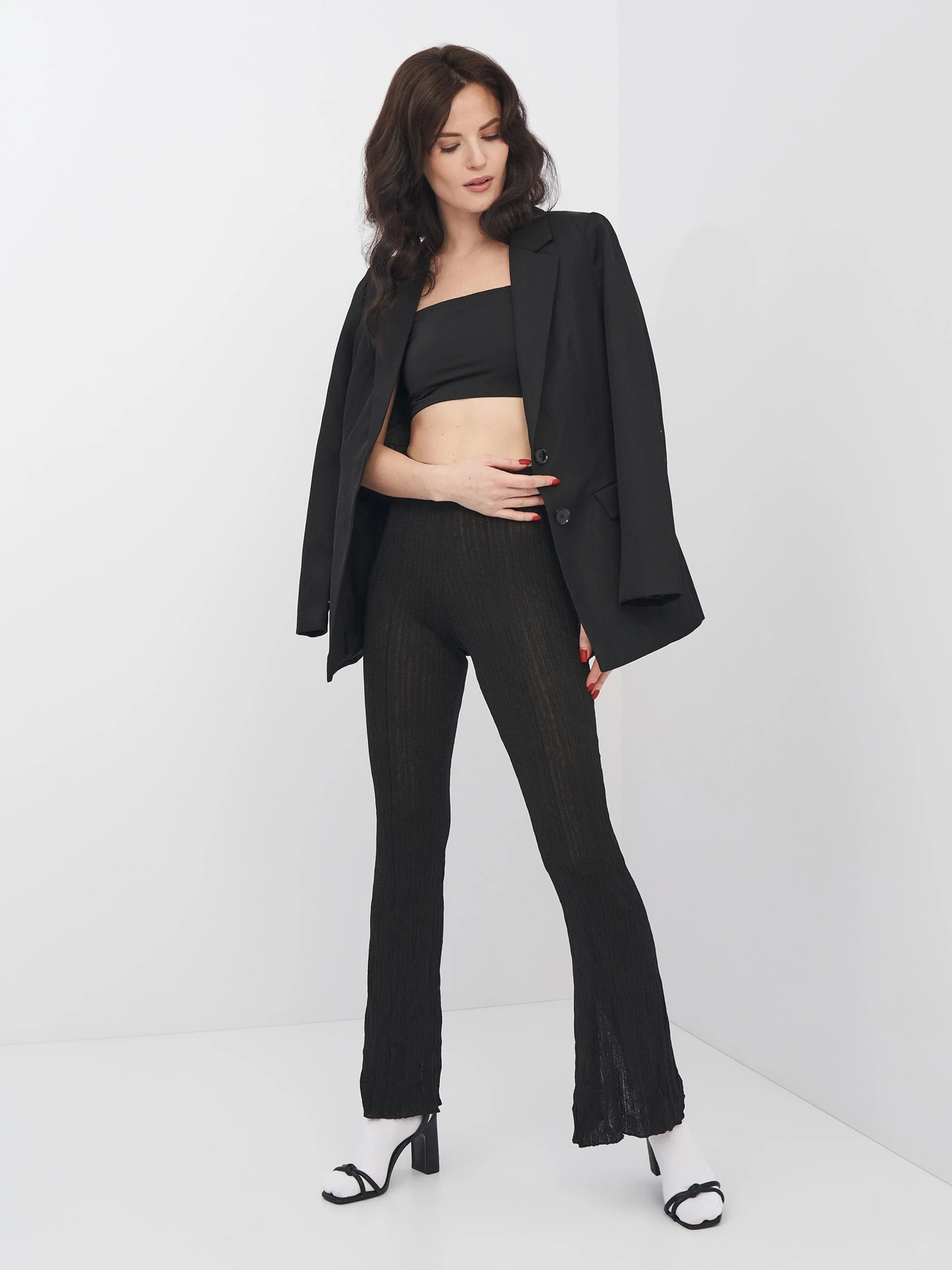 Брюки H&M модель 1351081abr_Черный Фото
