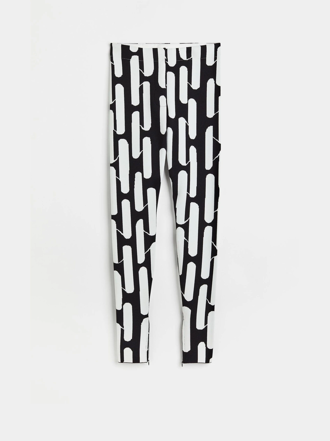 Брюки H&M модель 1104773arl_Черно-белый Фото