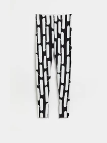 Брюки H&M модель 1104773arl_Черно-белый Фото