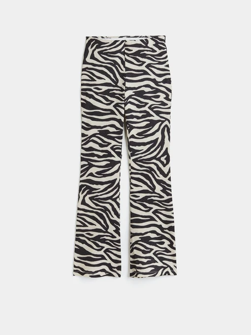 Брюки H&M модель 1105724wer_Черно-бежевый Фото