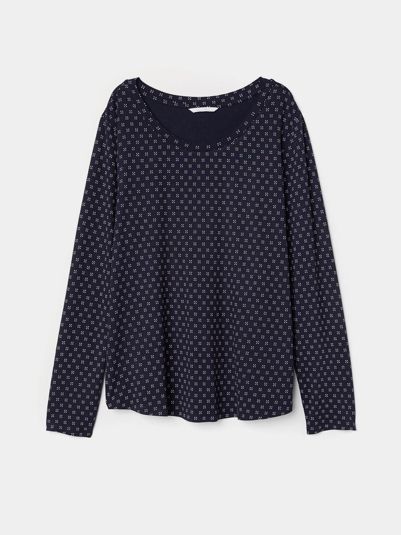 Худі та світшоти H&M модель 6367217RP21_темно-синий с узором Фото